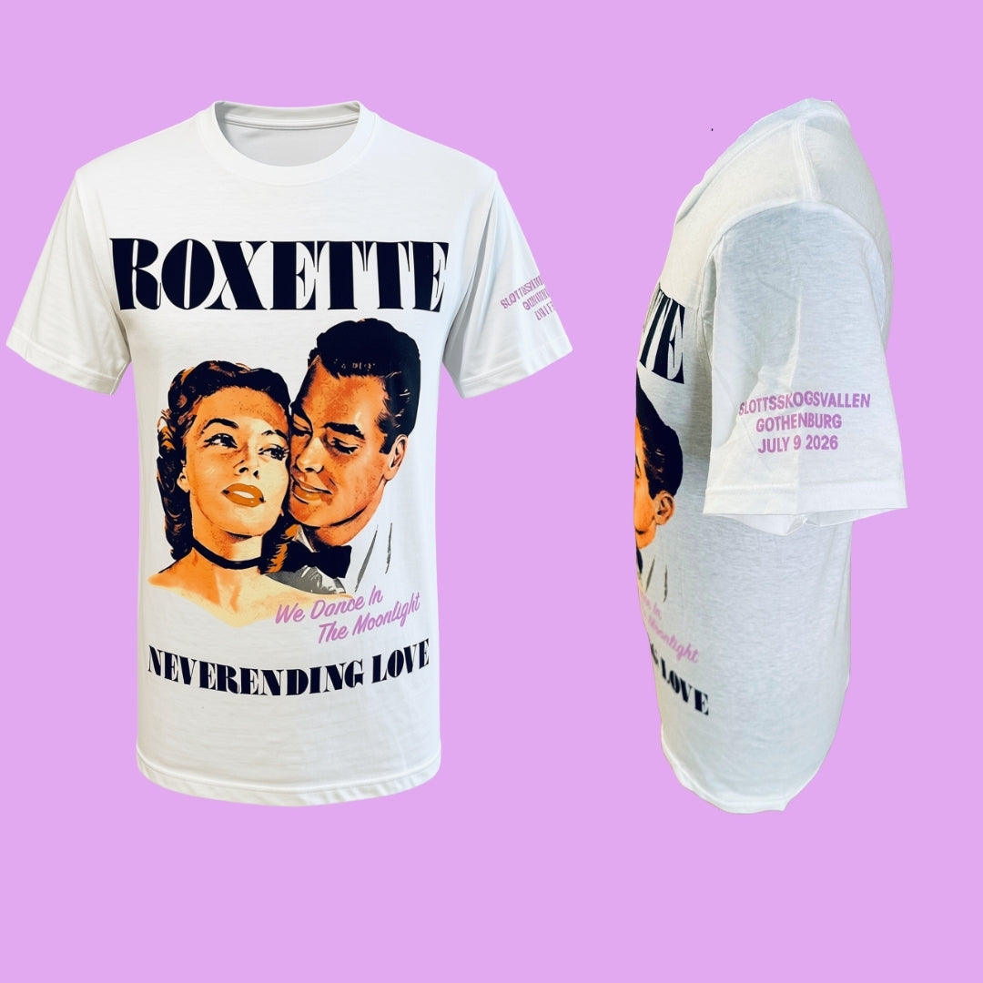 ROXETTE NEVERENDING LOVE EVENT T-SHIRT