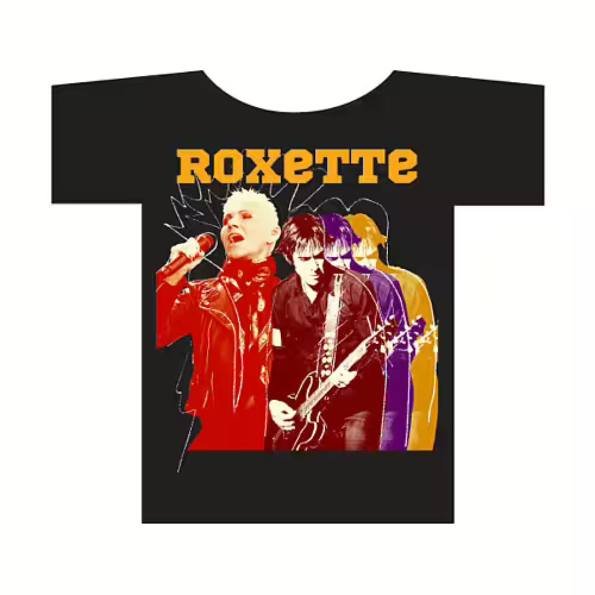 ROXETTE - T-SHRT, FOTO SVART (2014)