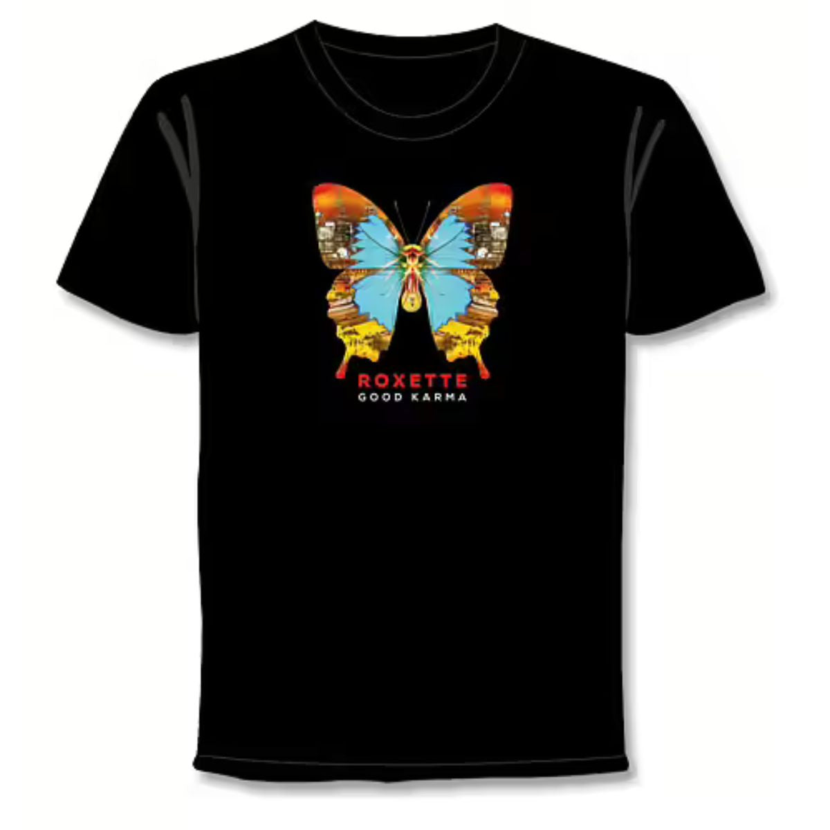 ROXETTE T-SHIRT BUTTERFLY